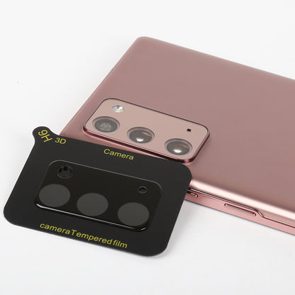 Zaščitna folija za zadnjo kamero Lito S+ za Samsung Galaxy Note 20 5G N981 / Note 20 N980, Kaljeno steklo, Črna