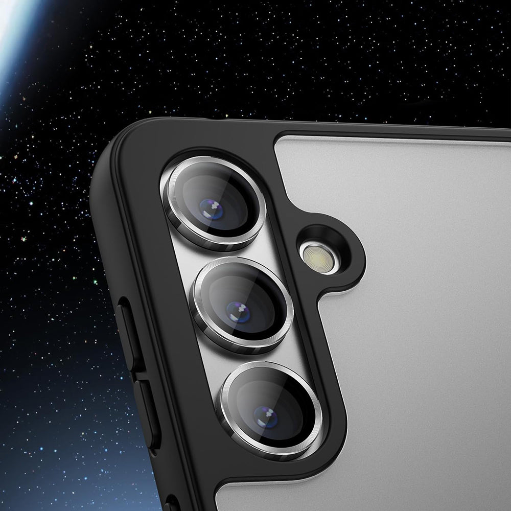 Zaščitna folija za zadnjo kamero Lito S+ za Samsung Galaxy S26 Plus / S26, Kaljeno steklo, Črna