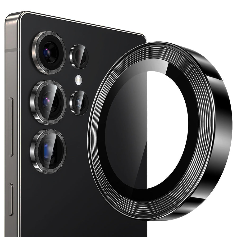 Zaščitna folija za zadnjo kamero Lito S+ za Samsung Galaxy S26 Ultra S948, Kaljeno steklo, Črna