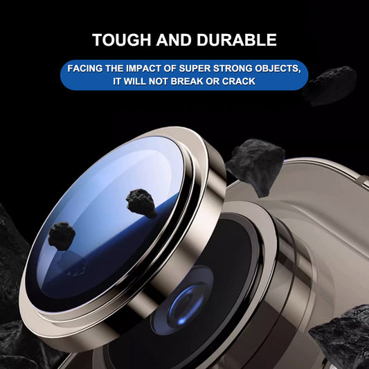 Rear Camera Protection Film Lito Titanium AR for Apple iPhone 17 Pro Max / 17 Pro, Tempered Glass, Orange