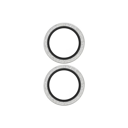 Zaščitna folija za zadnjo kamero PanzerGlass Hoops Glitter za Apple iPhone 17 / 16 Plus / 16, Kaljeno steklo, Srebrna