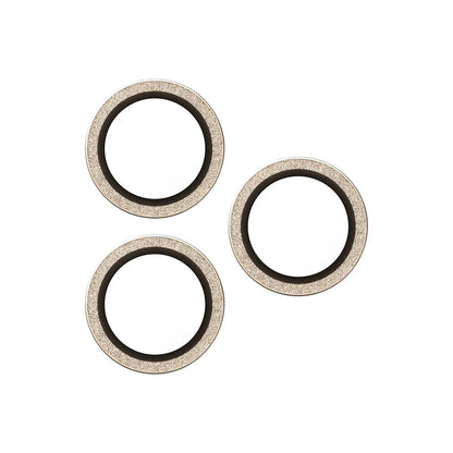 Zaščitna folija za zadnjo kamero PanzerGlass Hoops Glitter za Apple iPhone 17 Pro Max / 17 Pro / 16 Pro Max / 16 Pro, Kaljeno steklo, Zlata