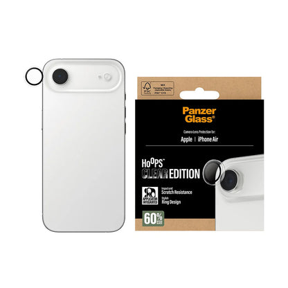 Zaščitna folija za zadnjo kamero PanzerGlass Hoops za Apple iPhone 17 Air, Kaljeno steklo, Prozorno