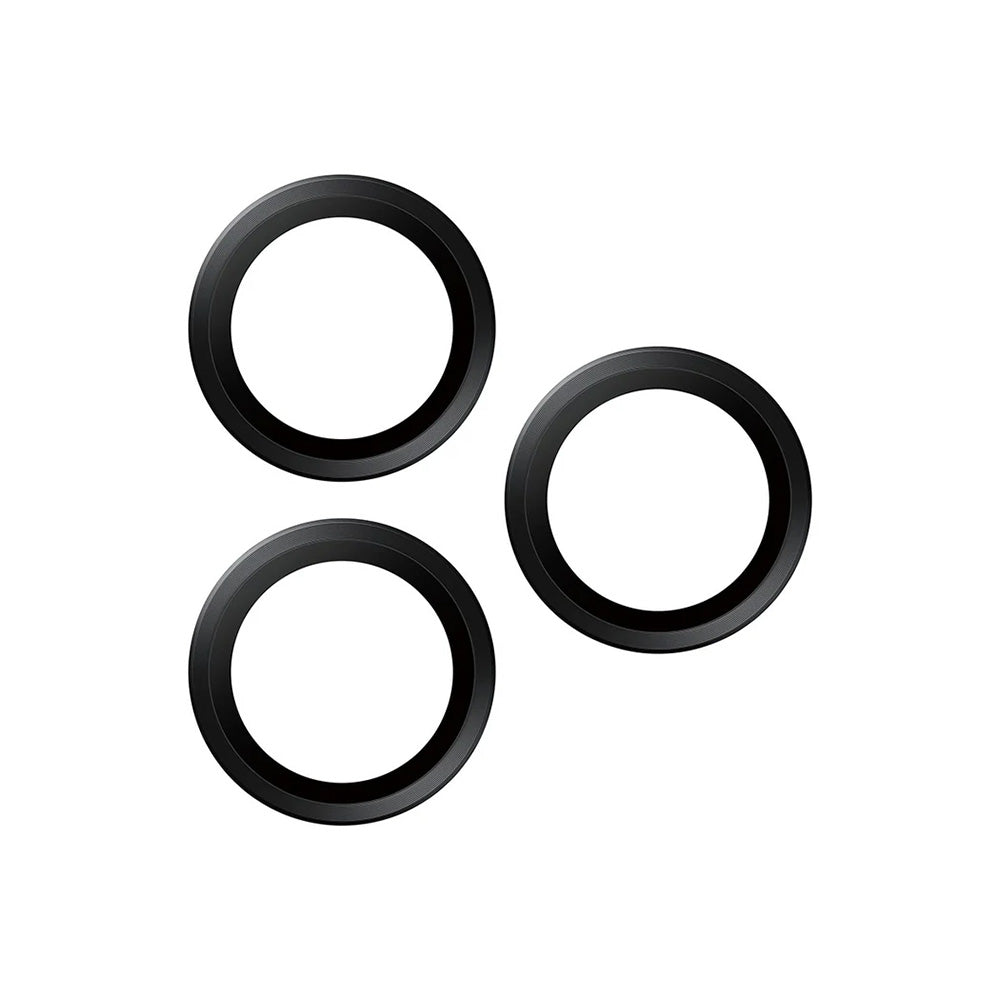 Zaščitna folija za zadnjo kamero PanzerGlass Hoops za Apple iPhone 17 Pro Max / 17 Pro / 16 Pro Max / 16 Pro, Kaljeno steklo, Črna