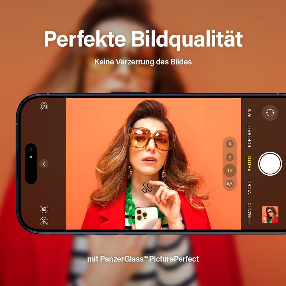 Zaščitna folija za zadnjo kamero PanzerGlass PicturePerfect za Apple iPhone 16 Pro Max / 16 Pro, Kaljeno steklo, Prozorno