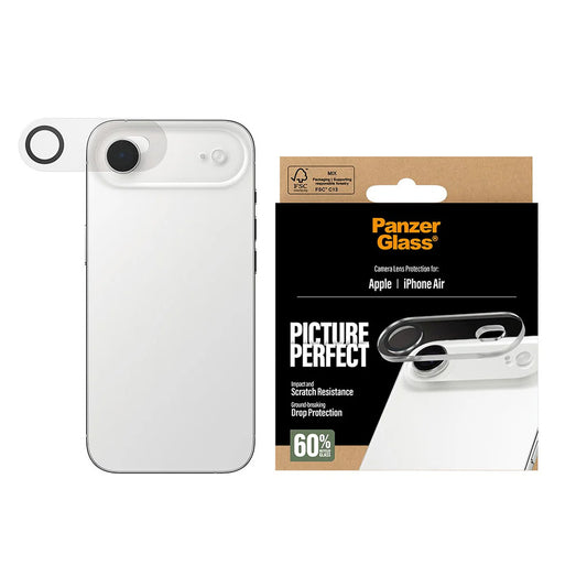 Zaščitna folija za zadnjo kamero PanzerGlass PicturePerfect za Apple iPhone 17 Air, Kaljeno steklo, Prozorno