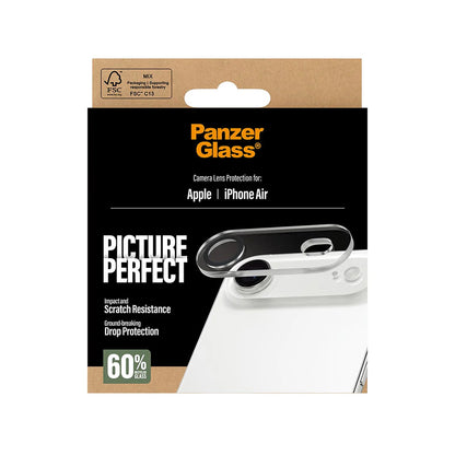 Zaščitna folija za zadnjo kamero PanzerGlass PicturePerfect za Apple iPhone 17 Air, Kaljeno steklo, Prozorno