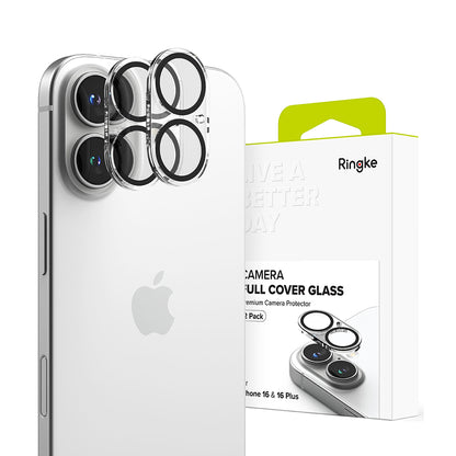 Zaščitna folija za zadnjo kamero Ringke za Apple iPhone 16 Plus / 16, kaljeno steklo, komplet 2 kosa, prozorna