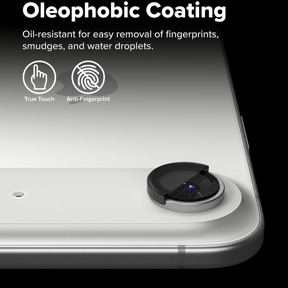 Zaščitna folija Ringke za zadnjo kamero Apple iPhone 17 Air, Kaljeno steklo, Črna