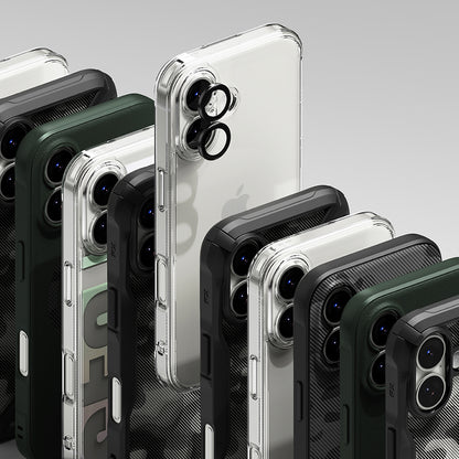 Zaščitna folija Ringke za zadnjo kamero Apple iPhone 17, Kaljeno steklo, Črna