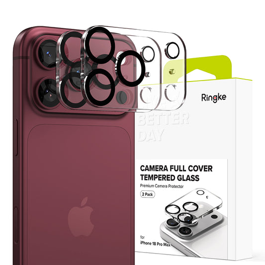 Zaščitna folija za zadnjo kamero Ringke za Apple iPhone 18 Pro Max, kaljeno steklo, komplet 2 kosa, prozorna