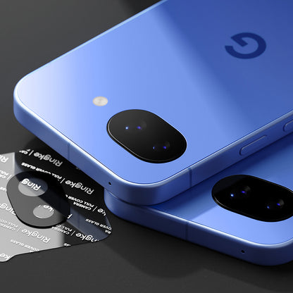 Ringke Rear Camera Protection Film for Google Pixel 10a, Tempered Glass, Set of 2 Pieces, Transparent