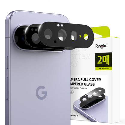 Zaščitna folija za zadnjo kamero Ringke za Google Pixel 11, kaljeno steklo, komplet 2 kosa, črna