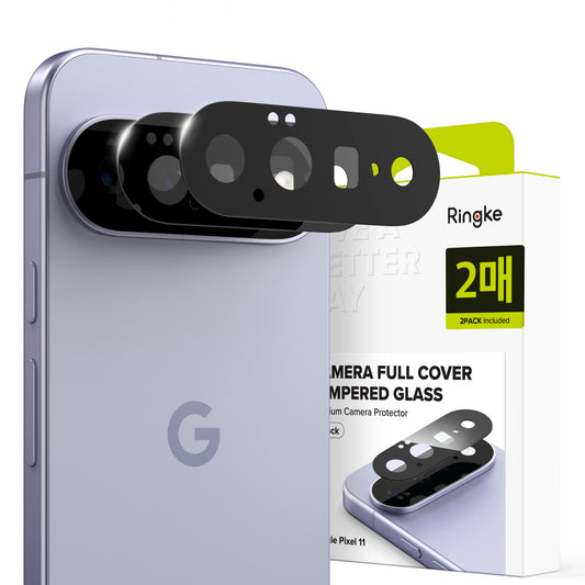 Zaščitna folija za zadnjo kamero Ringke za Google Pixel 11, kaljeno steklo, komplet 2 kosa, črna
