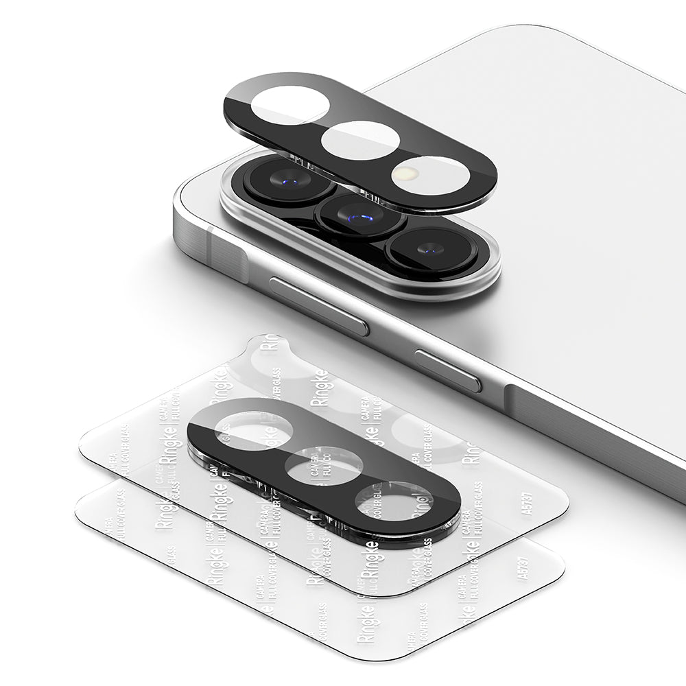 Zaščitna folija za zadnjo kamero Ringke za Samsung Galaxy A57 5G / A37 5G, Kaljeno steklo, Set 2 kosa, Prozorna