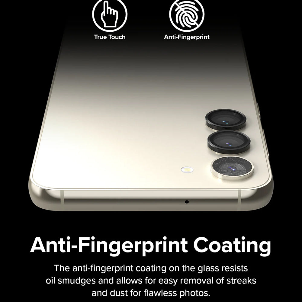 Zaščitna folija za zadnjo kamero Ringke za Samsung Galaxy S23+ S916 / S23 S911, Kaljeno steklo, Črna