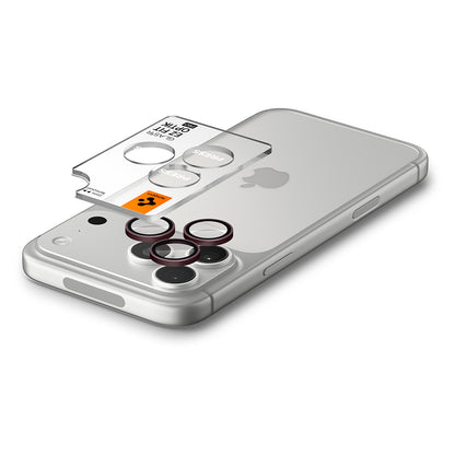 Zaščitna folija za zadnjo kamero Spigen GlastR EZ FIT Optik Pro za Apple iPhone 18 Pro / 18 Pro Max, kaljeno steklo, komplet 2 kosa, vijolična AGL12044