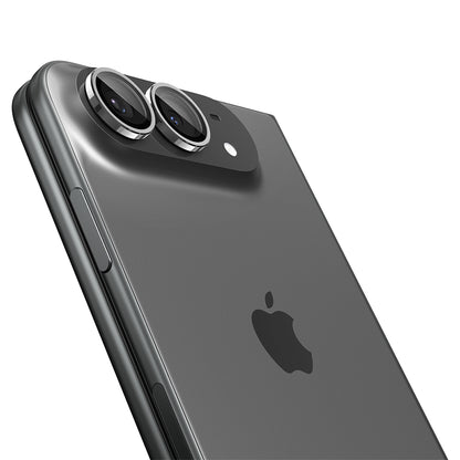 Zaščitna folija za zadnjo kamero Spigen GlastR EZ FIT Optik Pro za Apple iPhone Duo, kaljeno steklo, komplet 2 kosa, siva AGL12012