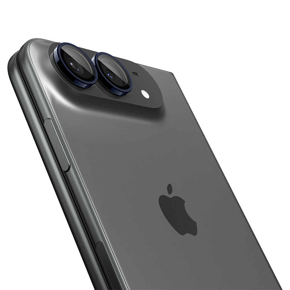 Zaščitna folija za zadnjo kamero Spigen GlastR EZ FIT Optik Pro za Apple iPhone Duo, kaljeno steklo, komplet 2 kosa, mornarsko modra AGL12011