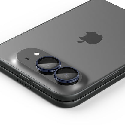 Zaščitna folija za zadnjo kamero Spigen GlastR EZ FIT Optik Pro za Apple iPhone Duo, kaljeno steklo, komplet 2 kosa, mornarsko modra AGL12011