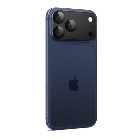 Zaščitna folija za zadnjo kamero Spigen GlastR EZ FIT Optik Pro XL za Apple iPhone 17 Pro Max, Kaljeno steklo, Črna