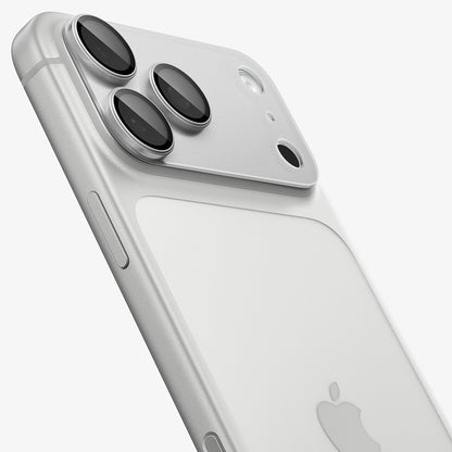 Spigen GlastR EZ FIT Optik Pro XL Rear Camera Protective Film for Apple iPhone 18 Pro Max, Tempered Glass, Silver AGL12042