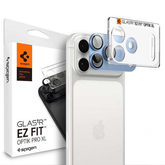 Zaščitna folija za zadnjo kamero Spigen GlastR EZ FIT Optik Pro XL za Apple iPhone 18 Pro Max, kaljeno steklo, modra AGL12041