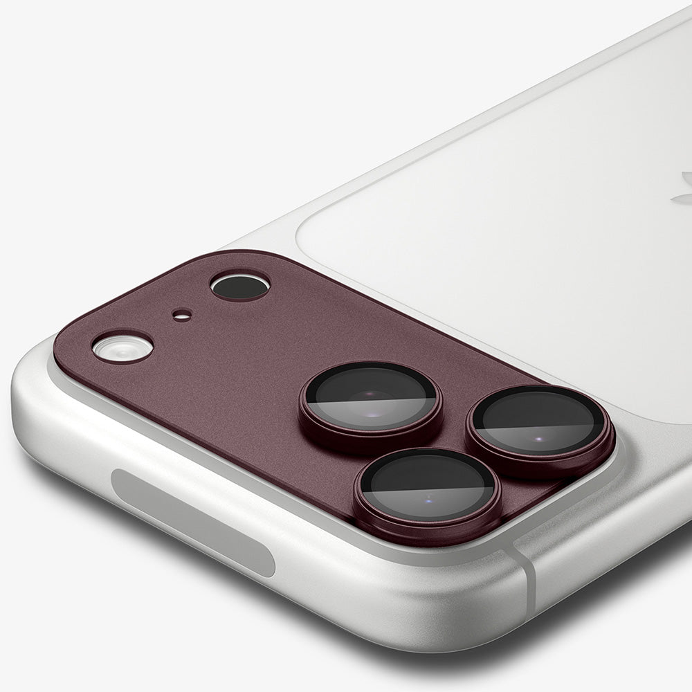 Zaščitna folija za zadnjo kamero Spigen GlastR EZ FIT Optik Pro XL za Apple iPhone 18 Pro Max, kaljeno steklo, bordo AGL12040