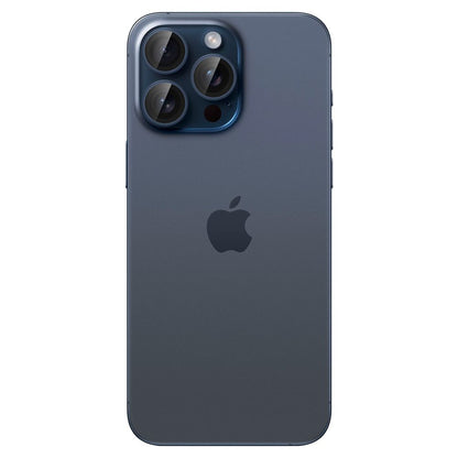 Zaščitna folija za zadnjo kamero Spigen GlastR EZ FIT Optik Pro za Apple iPhone 16 Pro Max / 16 Pro, Kaljeno steklo, Set 2 kosa, Modra