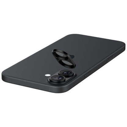 Zaščitna folija za zadnjo kamero Spigen GlastR Optik za Apple iPhone 16 Plus / 16, Kaljeno steklo, Set 2 kosa, Črna AGL07922