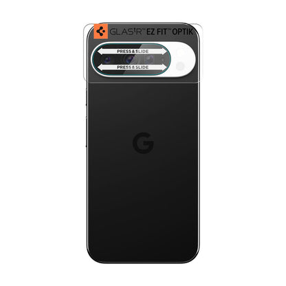 Zaščitna folija za zadnjo kamero Spigen GlastR Optik za Google Pixel 10 Pro, kaljeno steklo, komplet 2 kosa, prozorna AGL09662