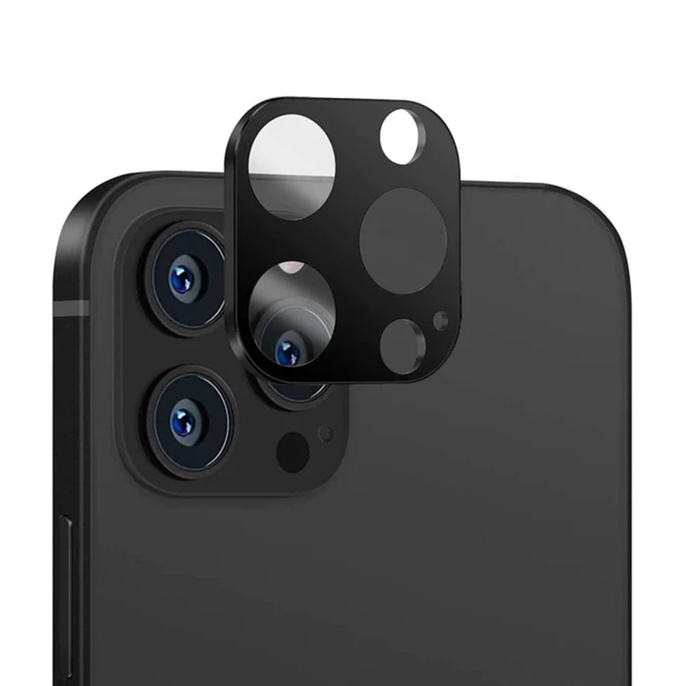Zaščitna folija za zadnjo kamero Techsuit za Apple iPhone 11 Pro / 11 Pro Max, kaljeno steklo, črna