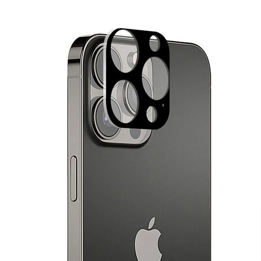 Zaščitna folija za zadnjo kamero Techsuit za Apple iPhone 13 Pro Max / 13 Pro, kaljeno steklo, črna