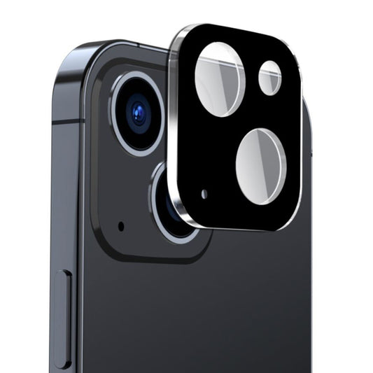 Zaščitna folija za zadnjo kamero Techsuit za Apple iPhone 15 Plus / 15, kaljeno steklo, črna