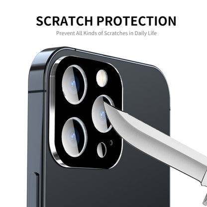 Zaščitna folija za zadnjo kamero Techsuit za Apple iPhone 15 Pro Max / 15 Pro, kaljeno steklo, črna