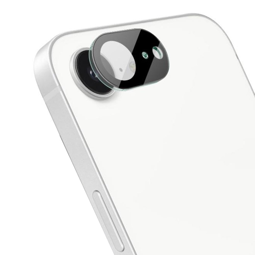 Zaščitna folija za zadnjo kamero Techsuit za Apple iPhone 17e / 16e, kaljeno steklo, črna