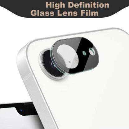 Zaščitna folija za zadnjo kamero Techsuit za Apple iPhone 17e / 16e, kaljeno steklo, črna