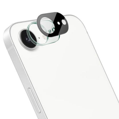 Zaščitna folija za zadnjo kamero Techsuit za Apple iPhone 17e / 16e, kaljeno steklo, črna