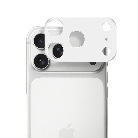 Techsuit Rear Camera Protective Film for Apple iPhone 17 Pro, Tempered Glass, Silver