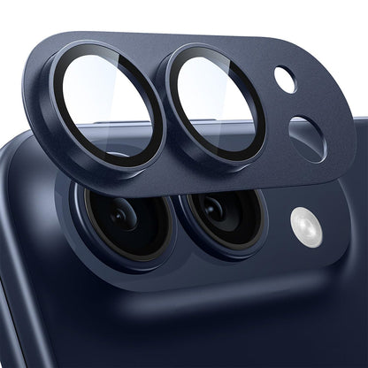 Zaščitna folija za zadnjo kamero Techsuit za Apple iPhone Duo, kaljeno steklo, temno modra
