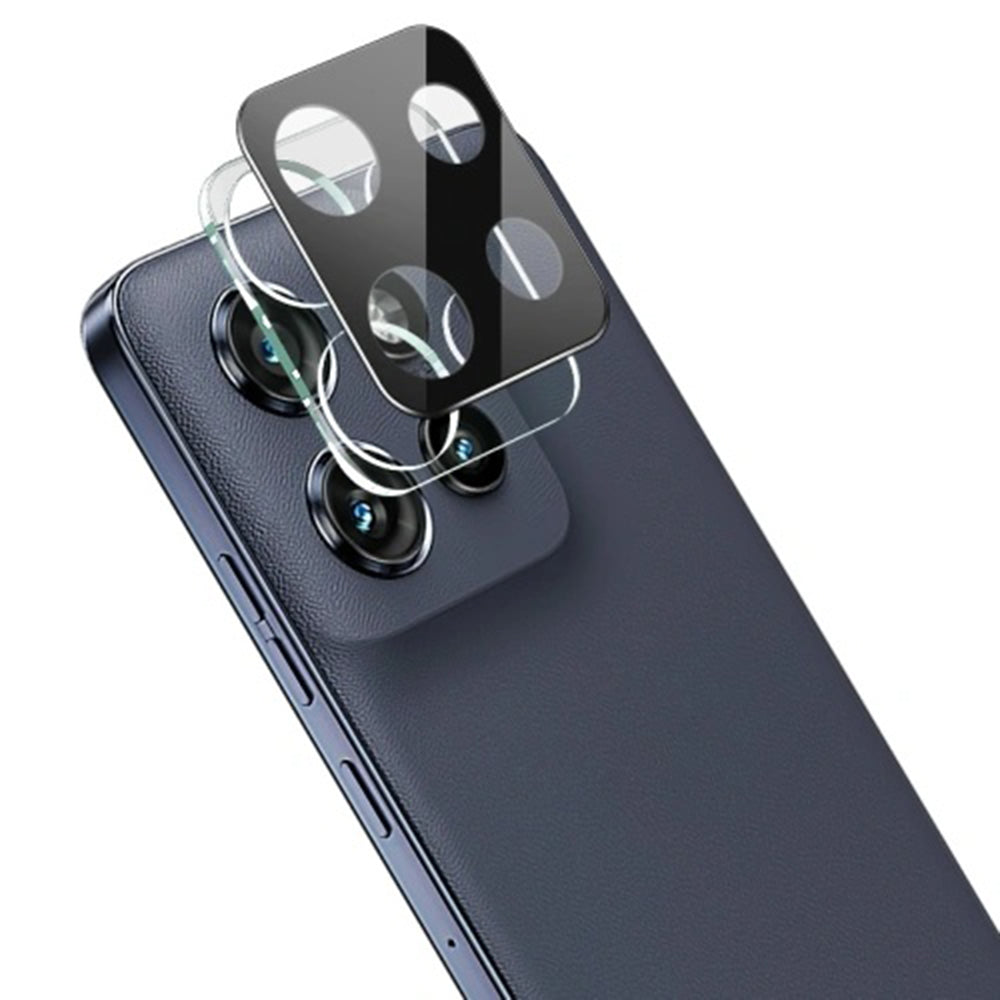 Zaščitna folija za zadnjo kamero Techsuit za Motorola ThinkPhone 25 / Edge 50 Neo, kaljeno steklo, črna