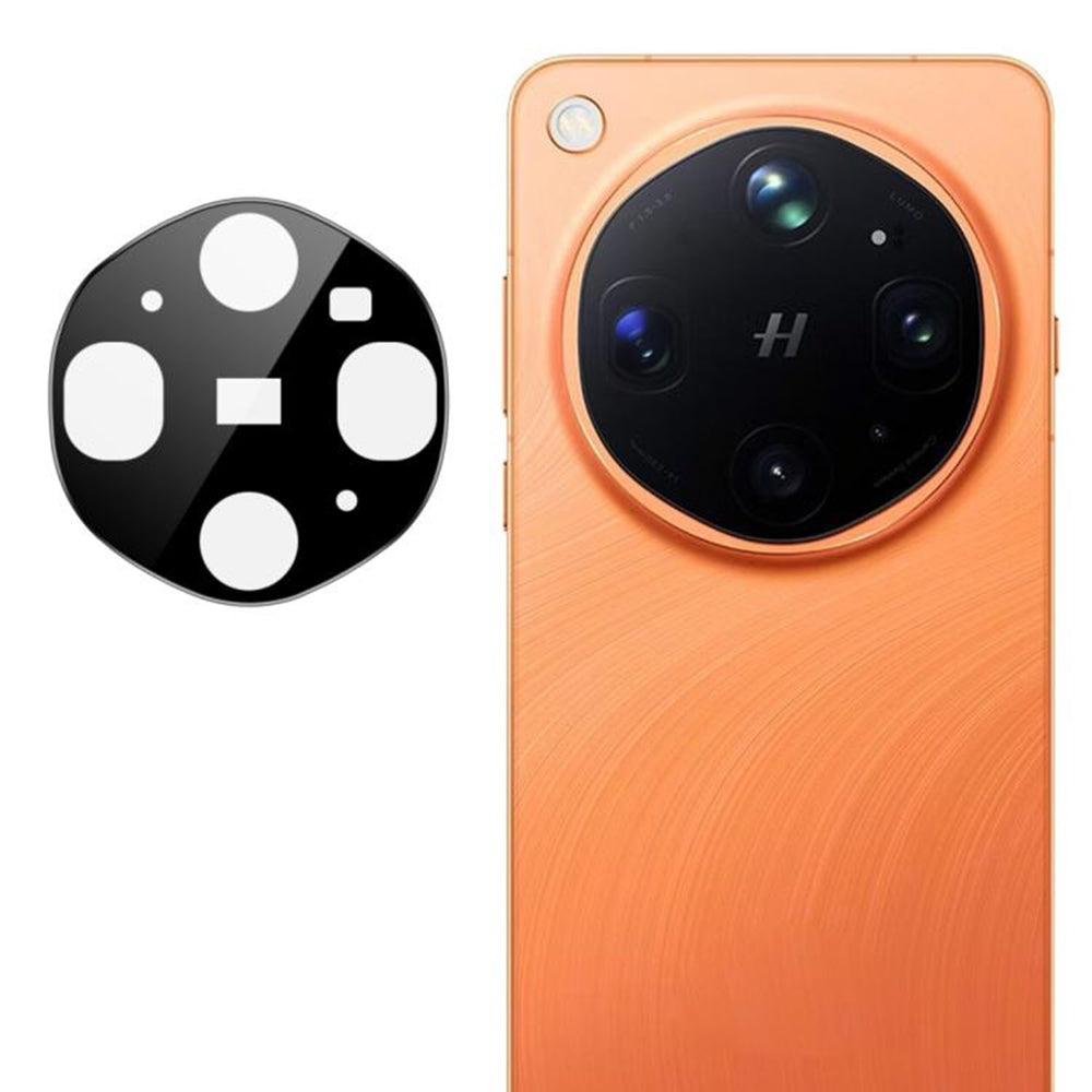 Zaščitna folija za zadnjo kamero Techsuit za Oppo Find X9 Ultra, kaljeno steklo, črna