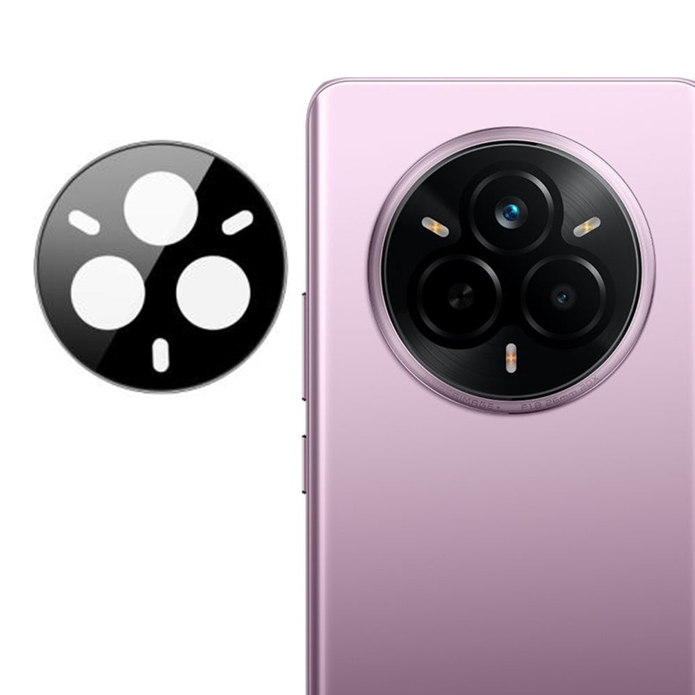 Zaščitna folija za zadnjo kamero Techsuit za Realme 14 Pro, kaljeno steklo, črna