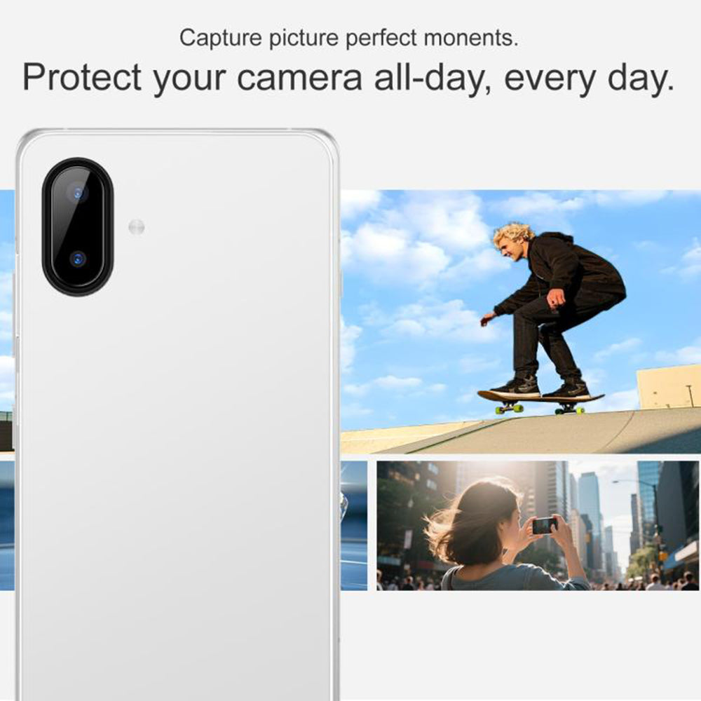 Zaščitna folija za zadnjo kamero Techsuit za Samsung Galaxy A07 4G A075, kaljeno steklo, črna