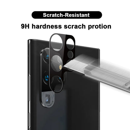 Zaščitna folija za zadnjo kamero Techsuit za Samsung Galaxy S23 Ultra S918, kaljeno steklo, črna