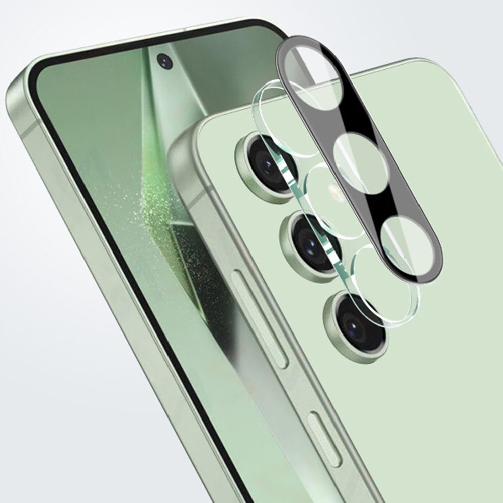 Zaščitna folija za zadnjo kamero Techsuit za Samsung Galaxy S24 FE S721, kaljeno steklo, črna
