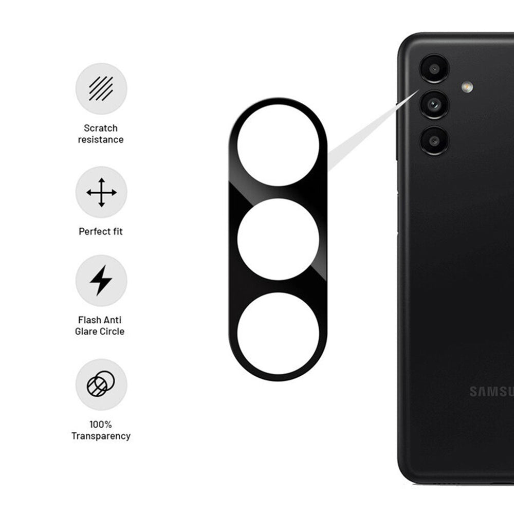 Zaščitna folija za zadnjo kamero Techsuit za Samsung Galaxy S24+ S926, kaljeno steklo, črna