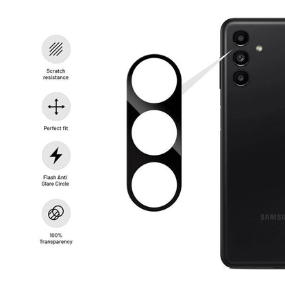 Zaščitna folija za zadnjo kamero Techsuit za Samsung Galaxy S24 S921, kaljeno steklo, črna