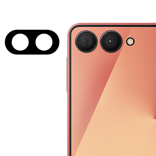 Zaščitna folija za zadnjo kamero Techsuit za Samsung Galaxy Z Flip7 F766, kaljeno steklo, črna