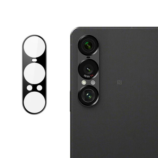 Zaščitna folija za zadnjo kamero Techsuit za Sony Xperia 1 VII, kaljeno steklo, črna
